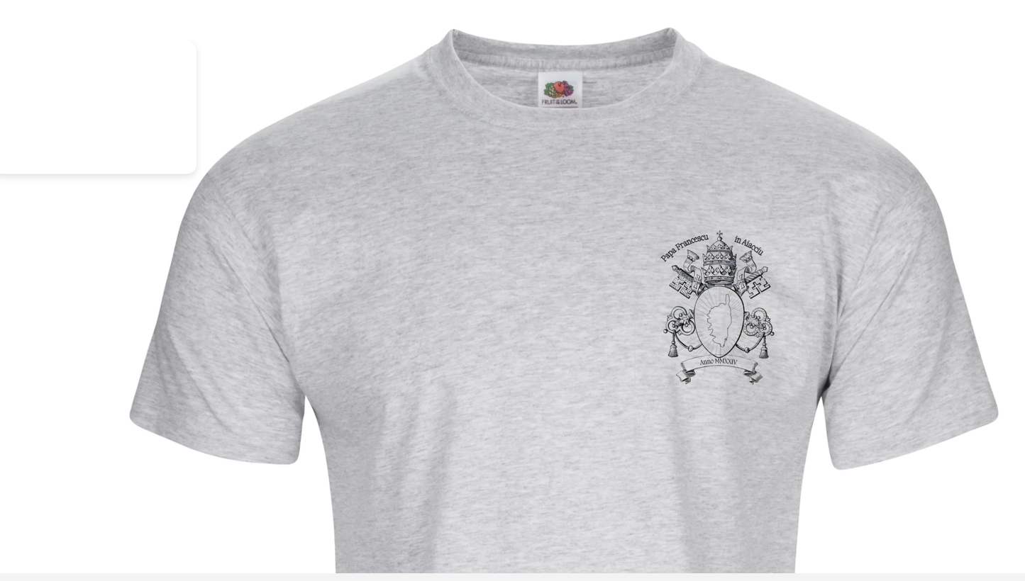 Édition Limitée - T-shirt Souvenir du Pape à Ajaccio - Anno MMXXIV